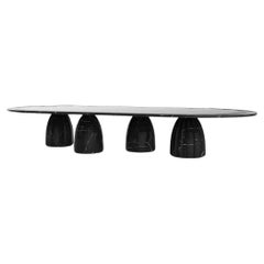 Collector - Designed by Alter Ego Djembe Center Table Nero Marquina Marble