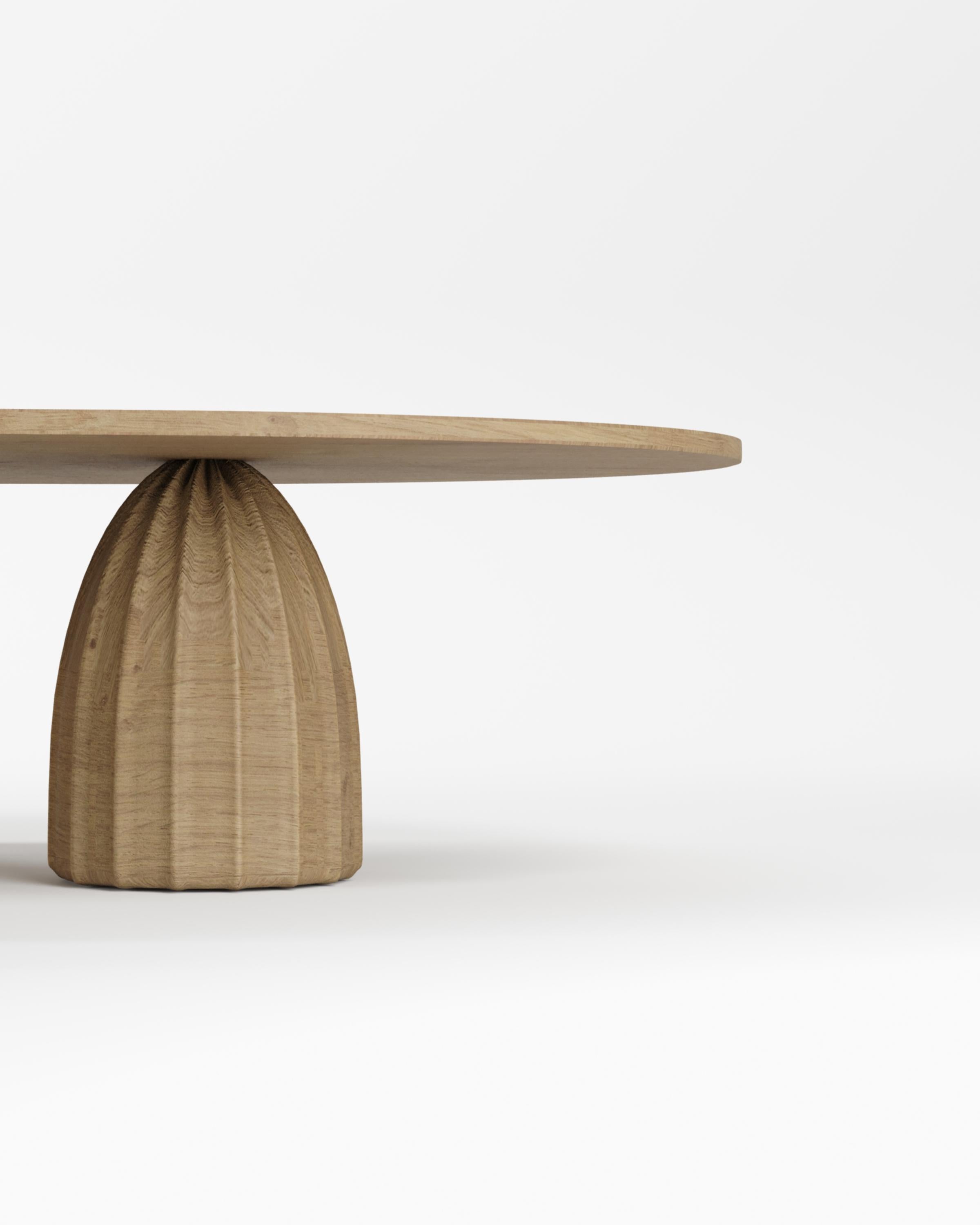 Collector - Designed by Alter Ego Djembe Center Table Eiche geräuchert (Moderne) im Angebot