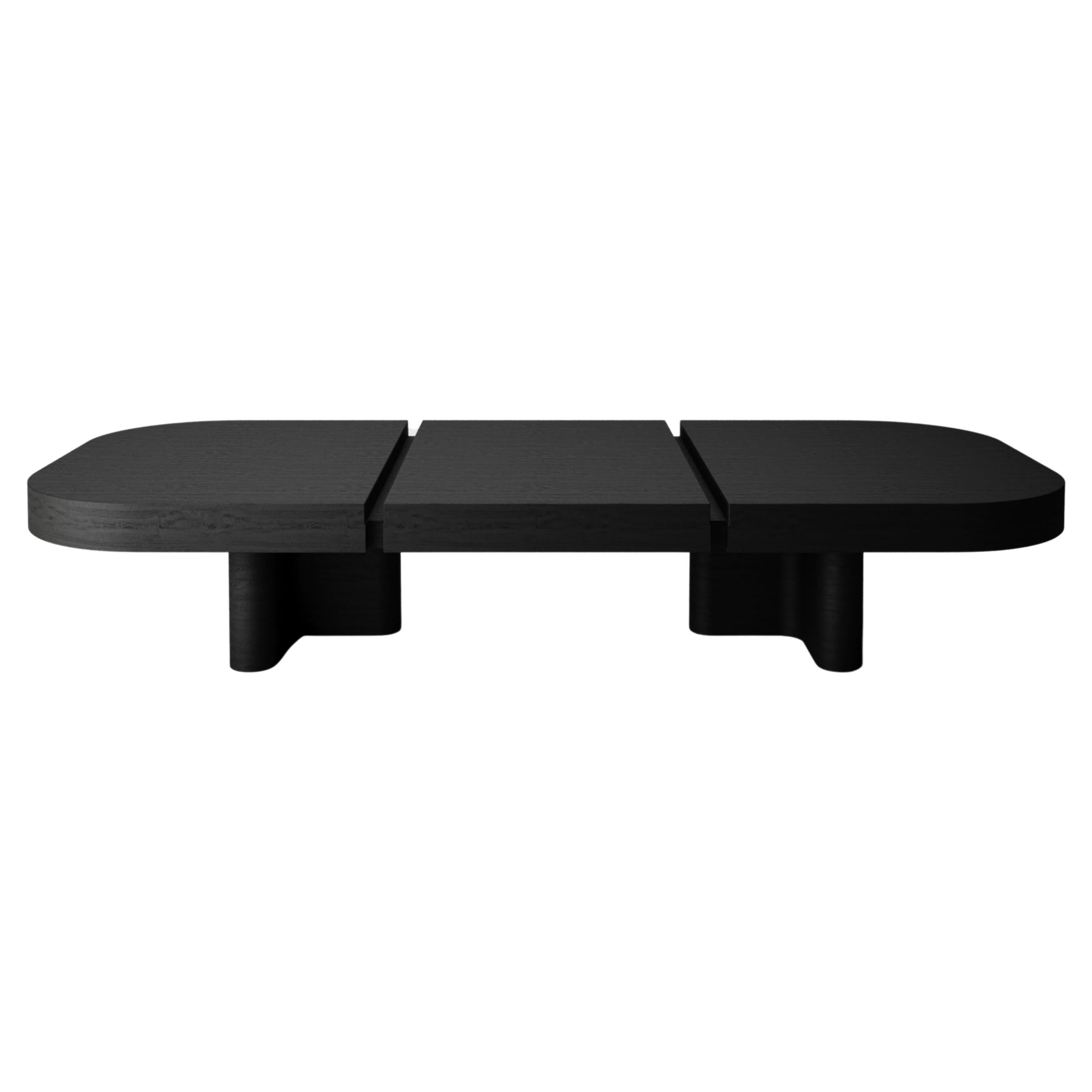 Collector -Designed by Studio Rig Meco Center Table Black Oak For Sale