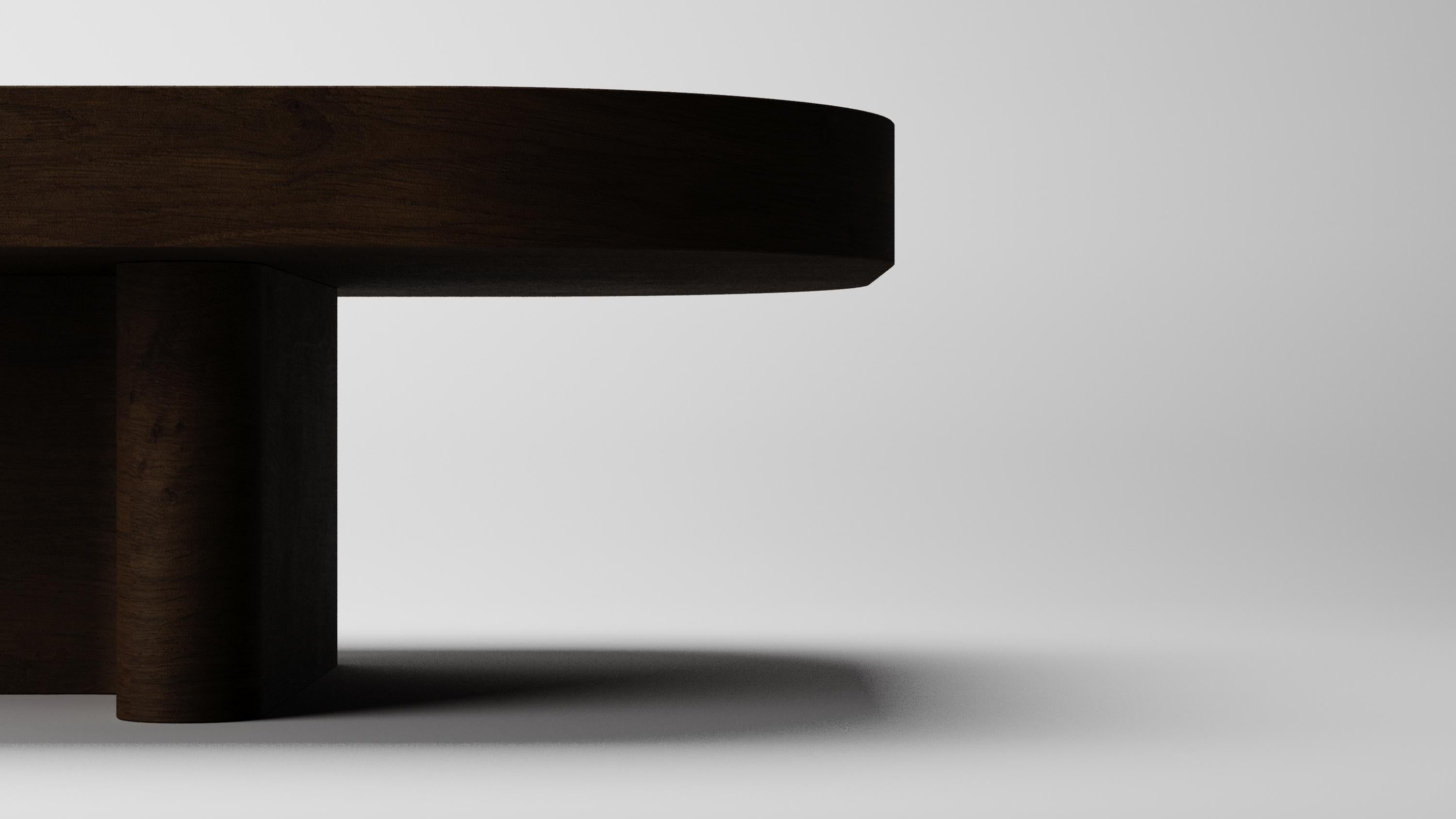European Collector -Designed by Studio Rig Meco Center Table Dark Oak For Sale