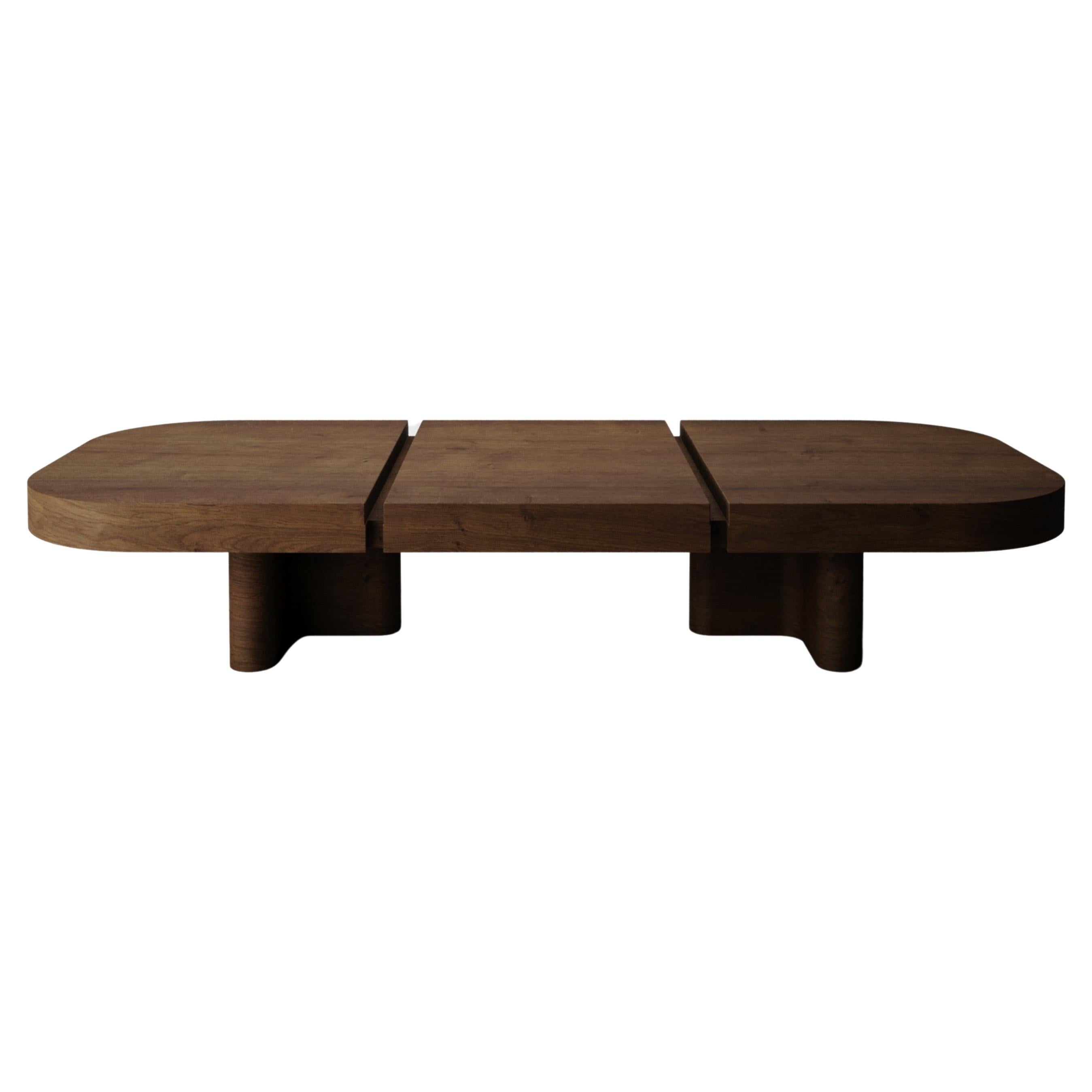 Collector -Designed by Studio Rig Meco Center Table Dark Oak For Sale