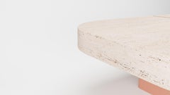 Collector -Designed by Studio Rig Meco Center Table Lacquered and Travertino