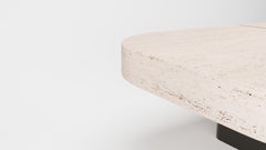 Collector -Designed by Studio Rig Meco Center Table Lacquered and Travertino