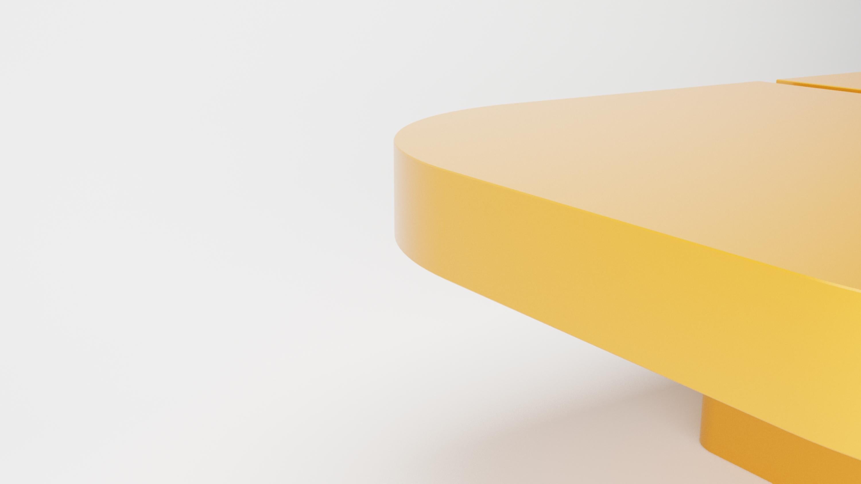 Collector - Designed by Studio Rig MecoCenter Table lacquered Ral 1005

Collector brand was born and Portugal and aims to be part of daily life by fusing furniture to home routines and lifestyles. The company designs its pieces with the intention to
