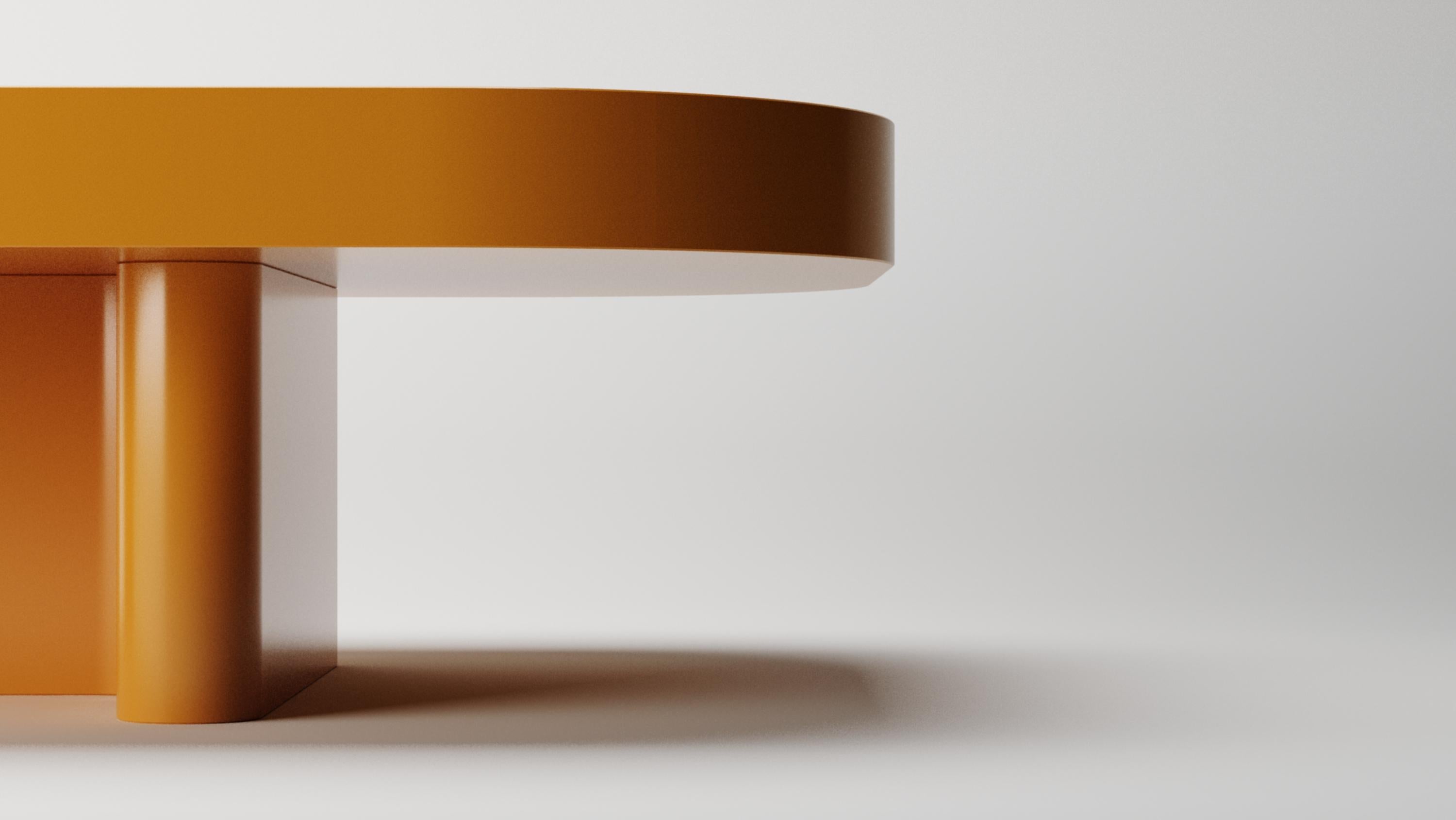European Collector -Designed by Studio Rig Meco Center Table Lacquered For Sale