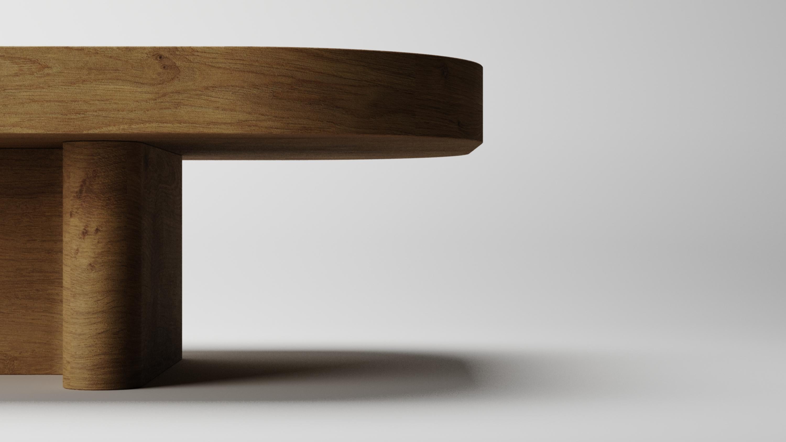 European Collector -Designed by Studio Rig Meco Center Table  Oak For Sale