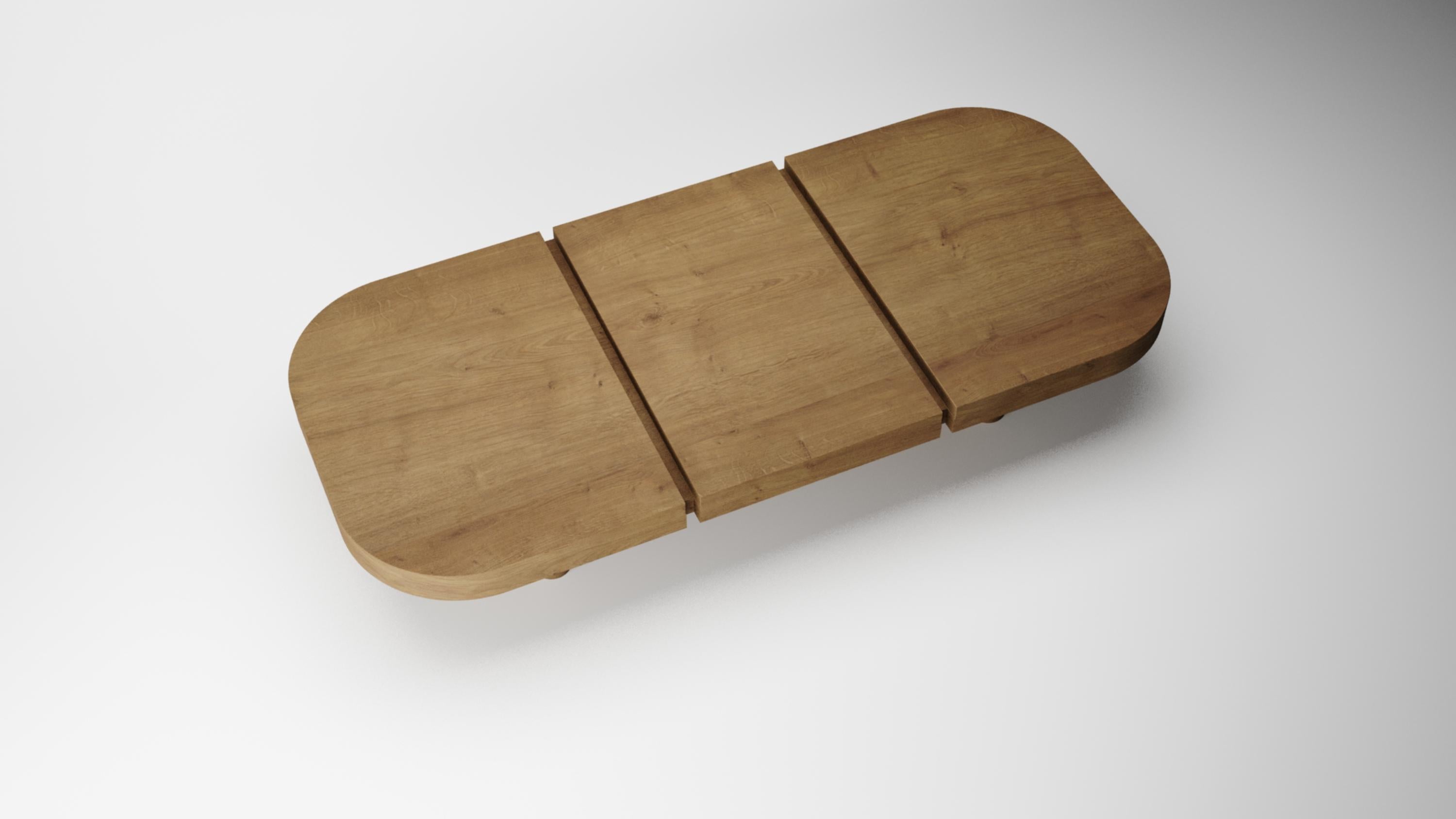 Collector -Designed by Studio Rig Meco Center Table Smoke Oak (Moderne) im Angebot