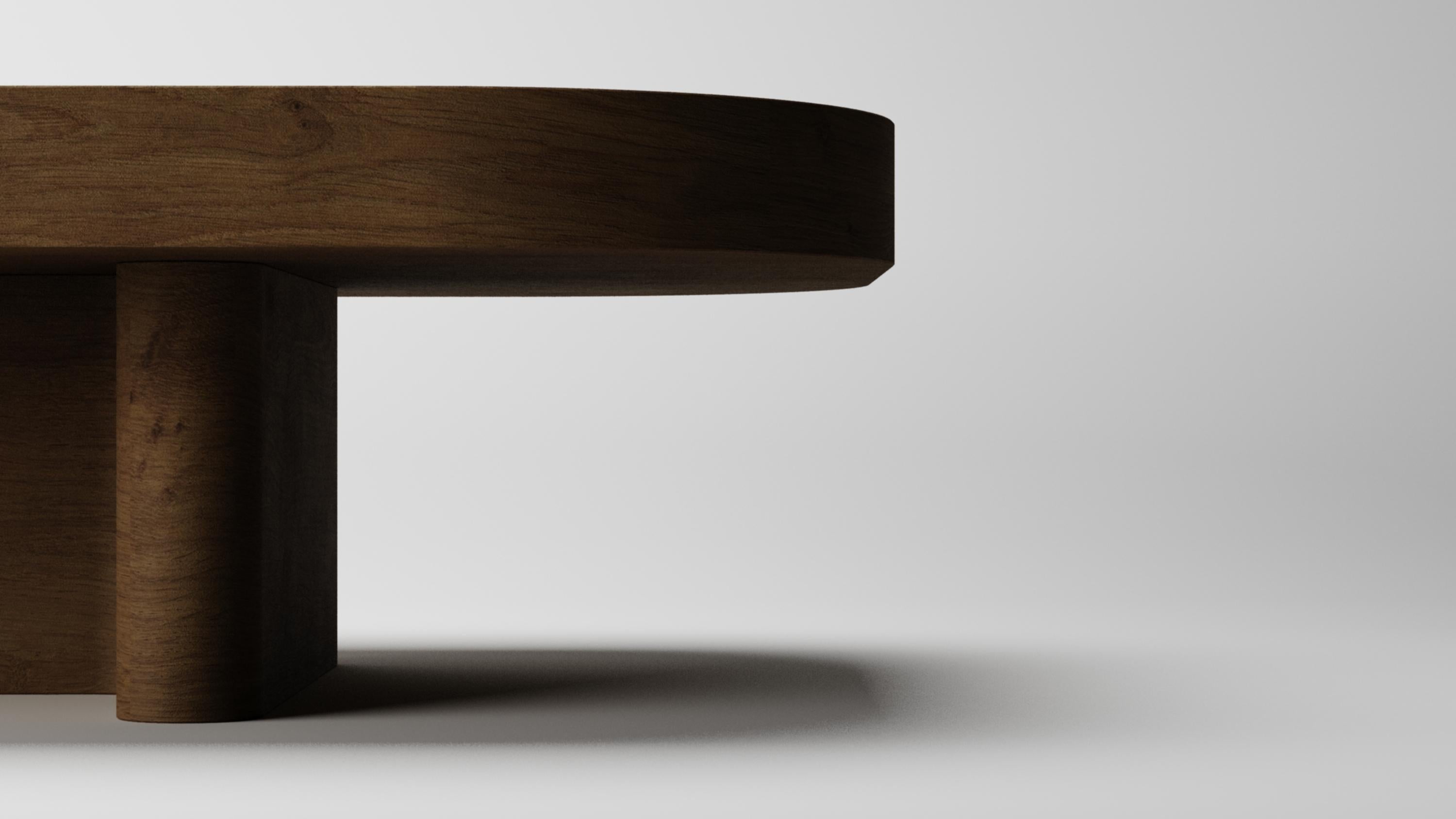 Européen Collector -Designed by Studio Rig Table centrale Meco Chêne fumé en vente