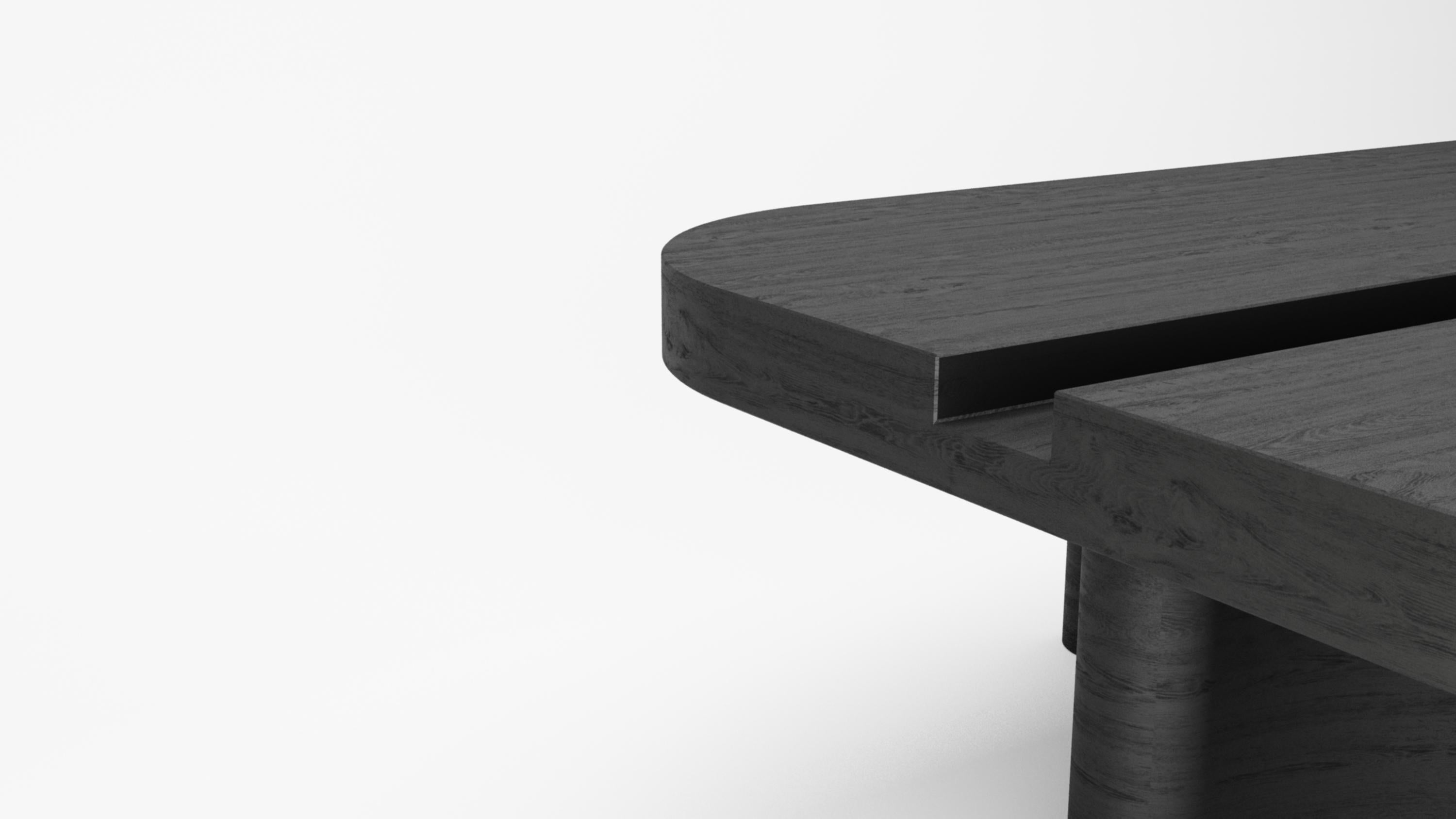 Collector - Designed by Studio Rig Riviera Center Table Black Oak

Collector brand was born and Portugal and aims to be part of daily life by fusing furniture to home routines and lifestyles. The company designs its pieces with the intention to
