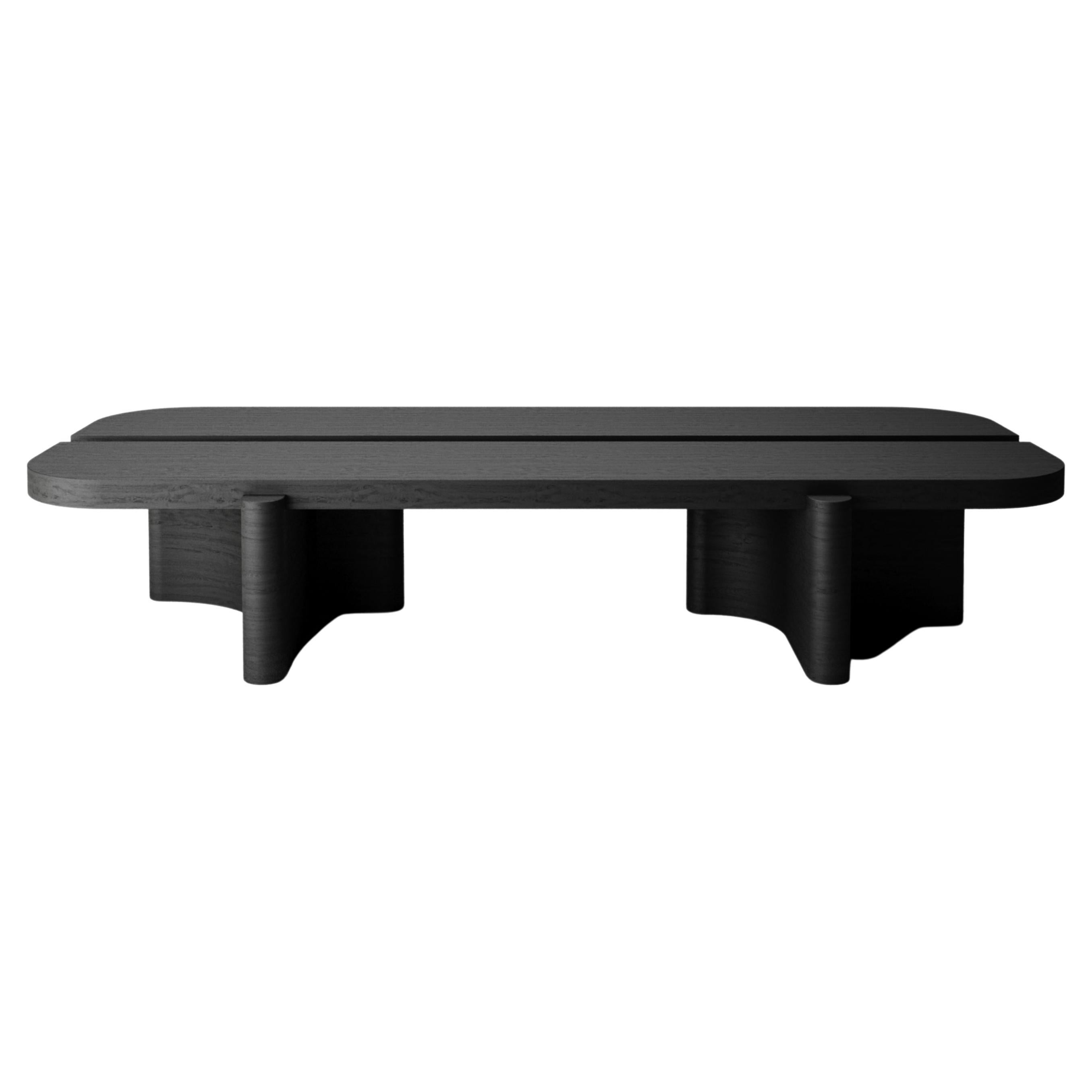 Collector -Designed by Studio Rig Riviera Center Table Black Oak For Sale