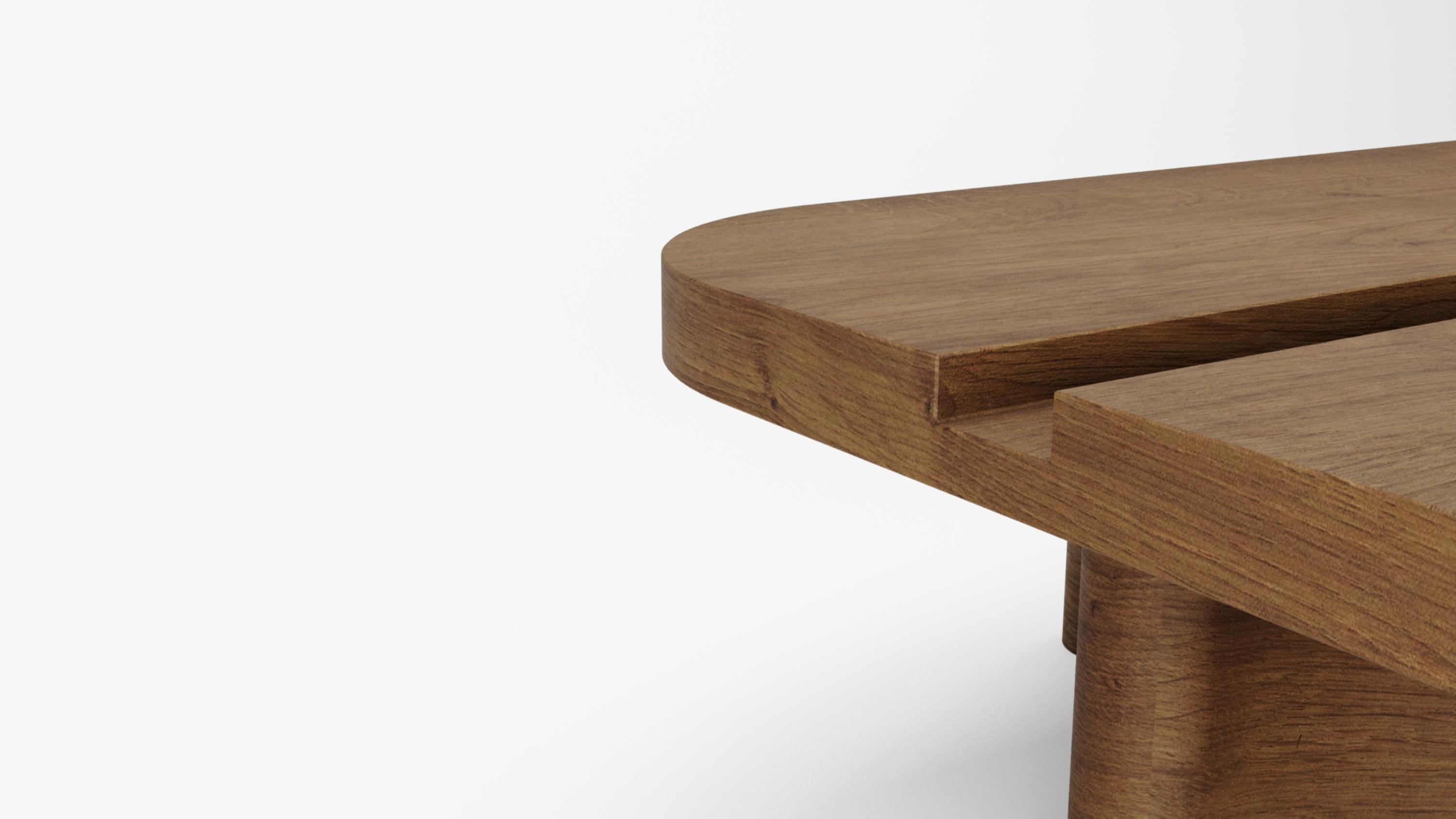 Collector - Designed by Studio Rig Riviera Center Table Dark Oak

Collector brand was born and Portugal and aims to be part of daily life by fusing furniture to home routines and lifestyles. The company designs its pieces with the intention to