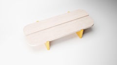 Collector -Designed by Studio Rig Riviera Center Table Lacquered and Travertino