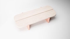Colector -Diseñado por Studio A Mesa de centro Riviera Lacada y Travertino