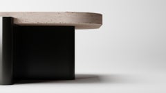 Collector -Designed by Studio Rig Riviera Center Table Lacquered and Travertino