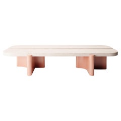 Collector -Designed by Studio Rig Riviera Center Table Lacquered and Travertino
