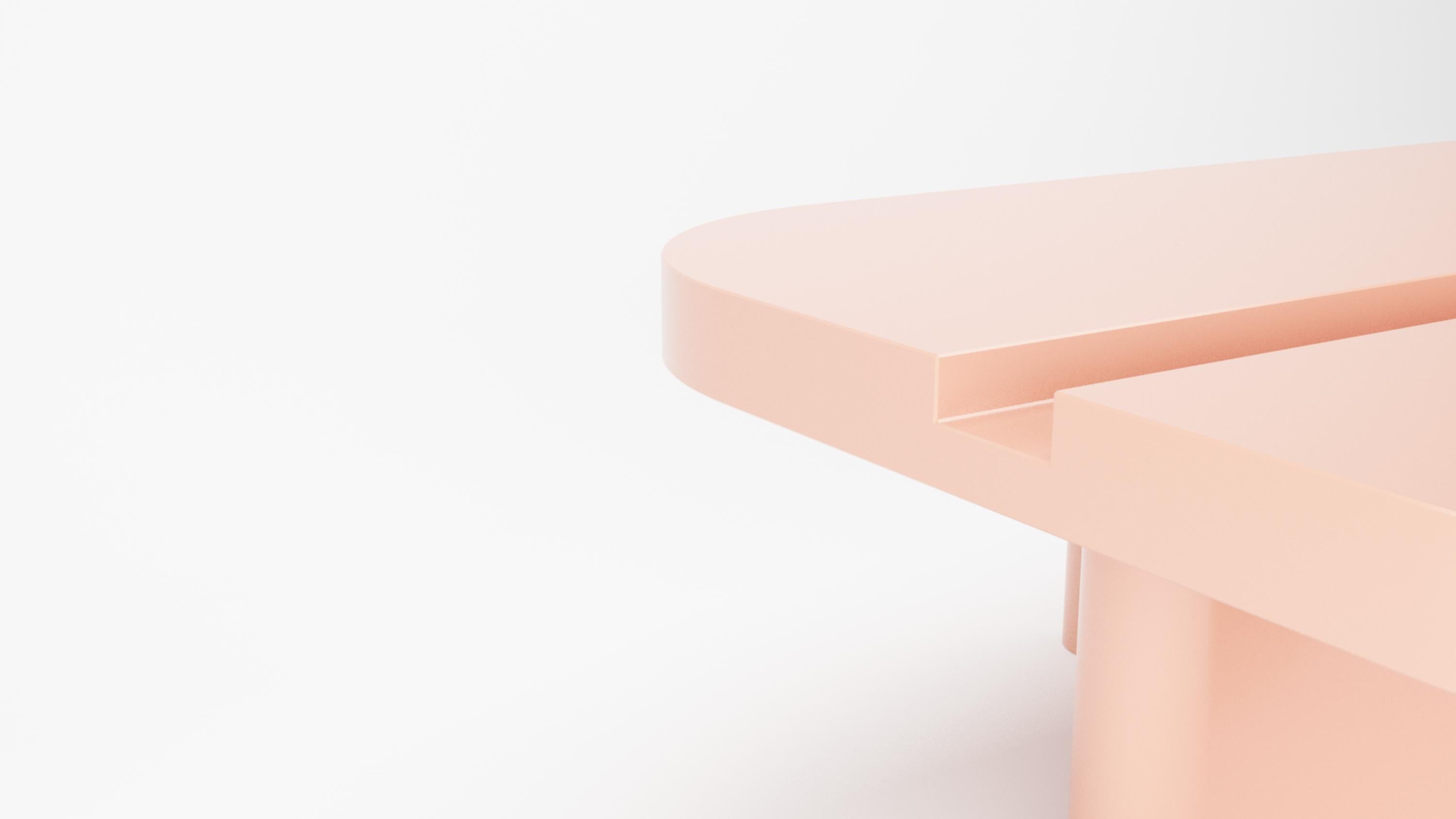 Collector - Designed by Studio Rig Riviera Center Table Lacquered RAL 3012 

Collector brand was born and Portugal and aims to be part of daily life by fusing furniture to home routines and lifestyles. The company designs its pieces with the