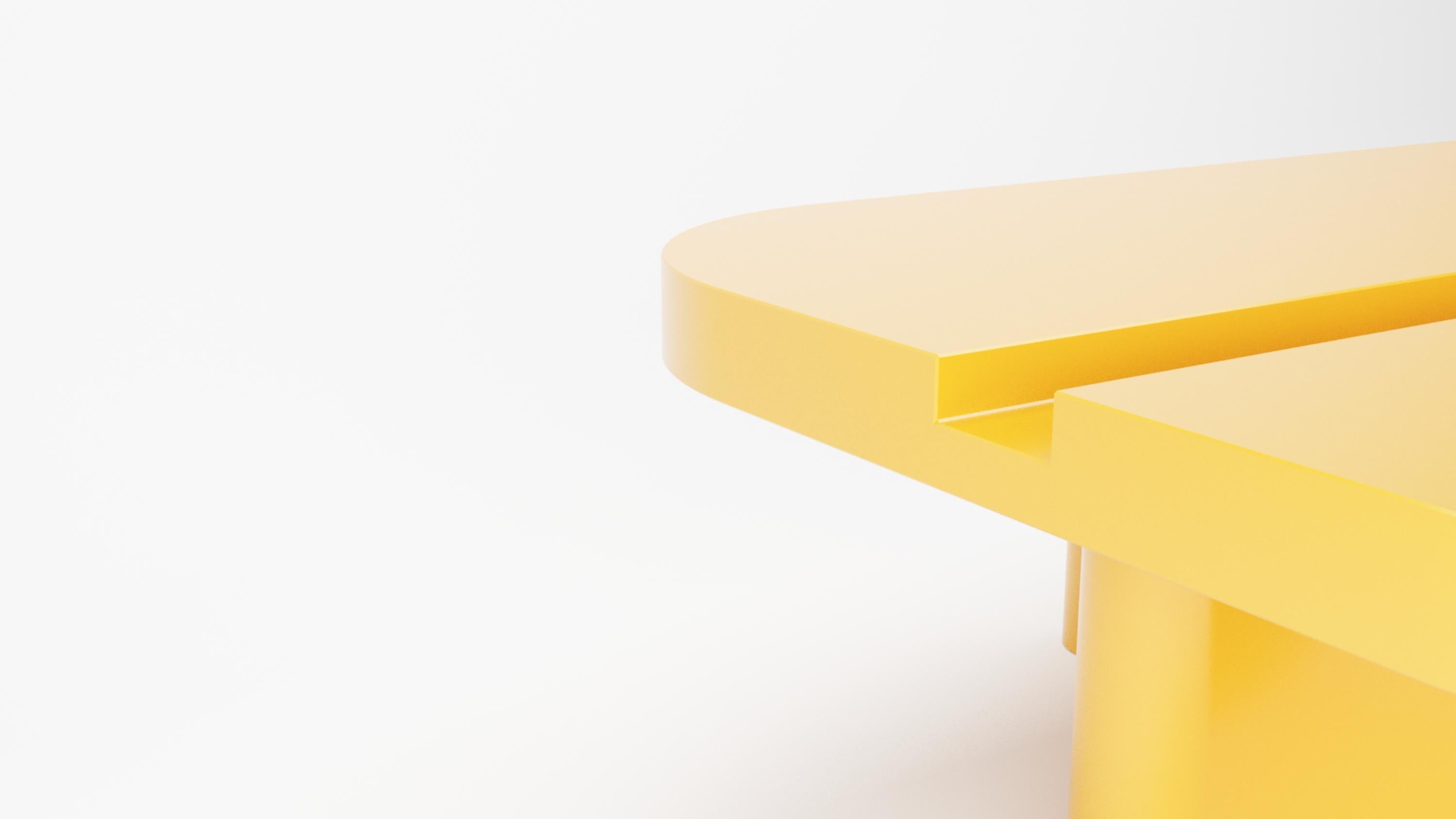 Collector - Designed by Studio Rig Riviera Center Table Lacquered RAL 1005

Collector brand was born and Portugal and aims to be part of daily life by fusing furniture to home routines and lifestyles. The company designs its pieces with the