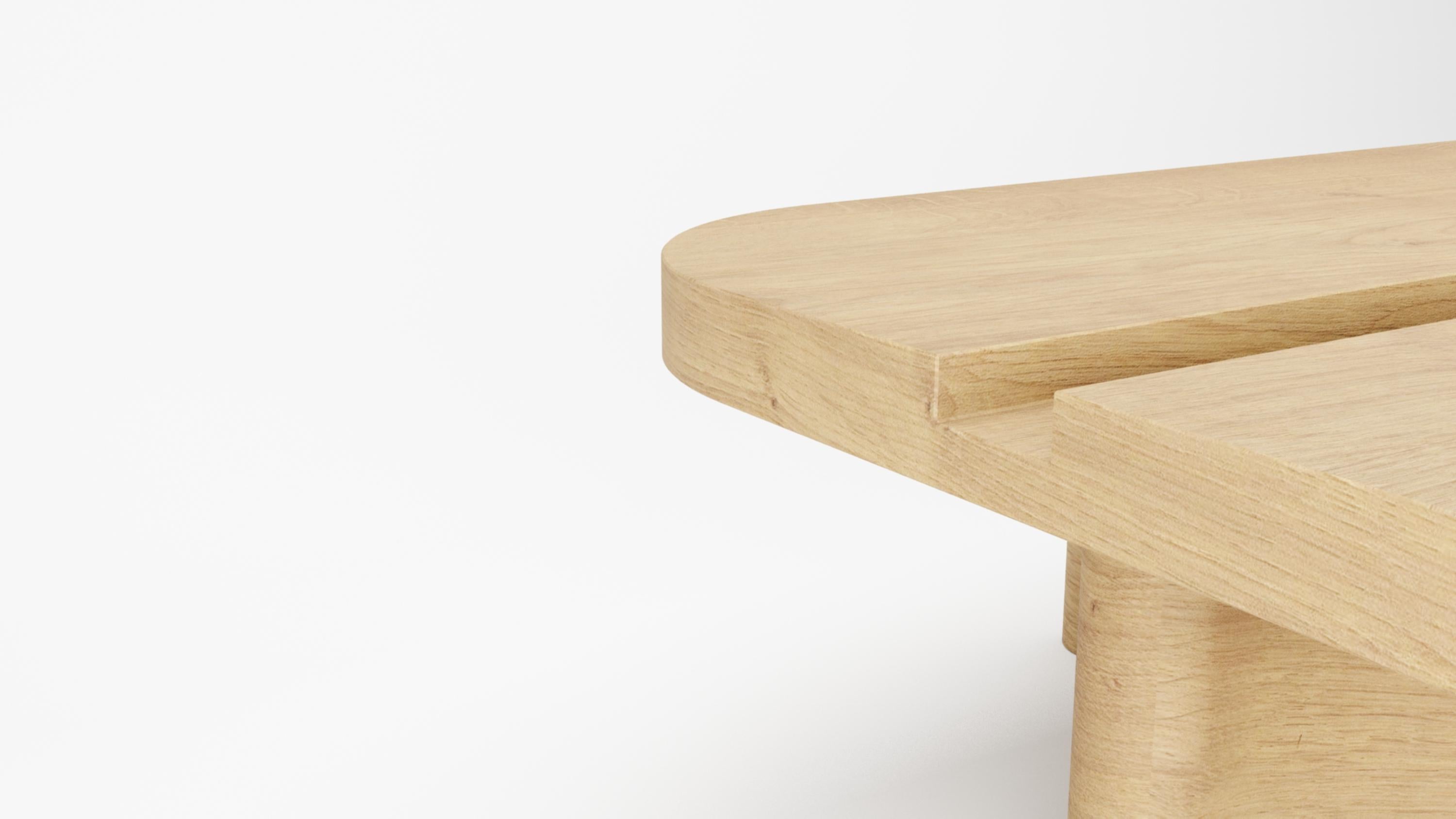 Collector - Designed by Studio Rig Riviera Center Table Natural Oak

Collector brand was born and Portugal and aims to be part of daily life by fusing furniture to home routines and lifestyles. The company designs its pieces with the intention to
