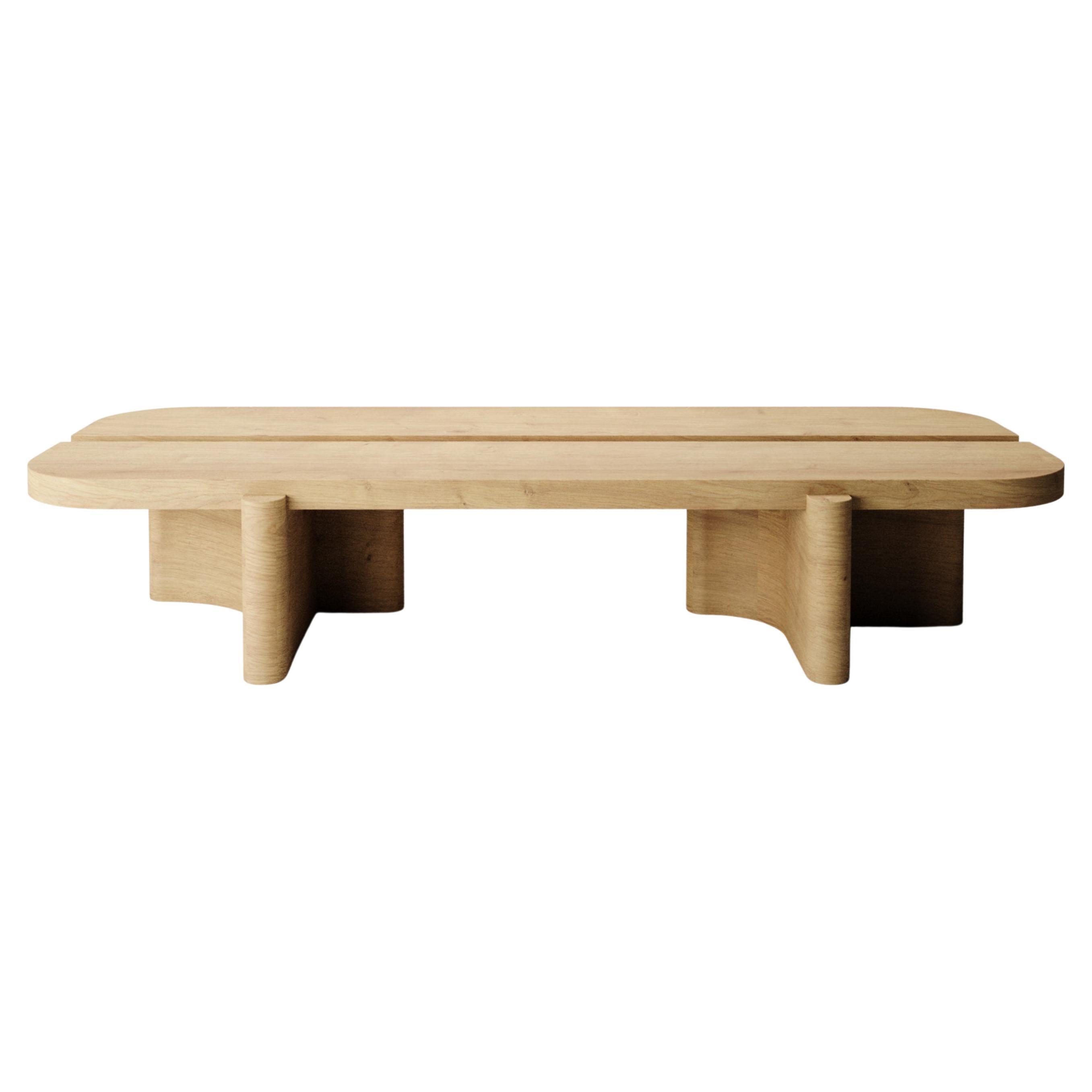Collector -Designed by Studio Rig Riviera Center Table Natural Oak For Sale