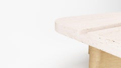 Collector - Designed by Studio A Riviera Center Table Oak e Travertino