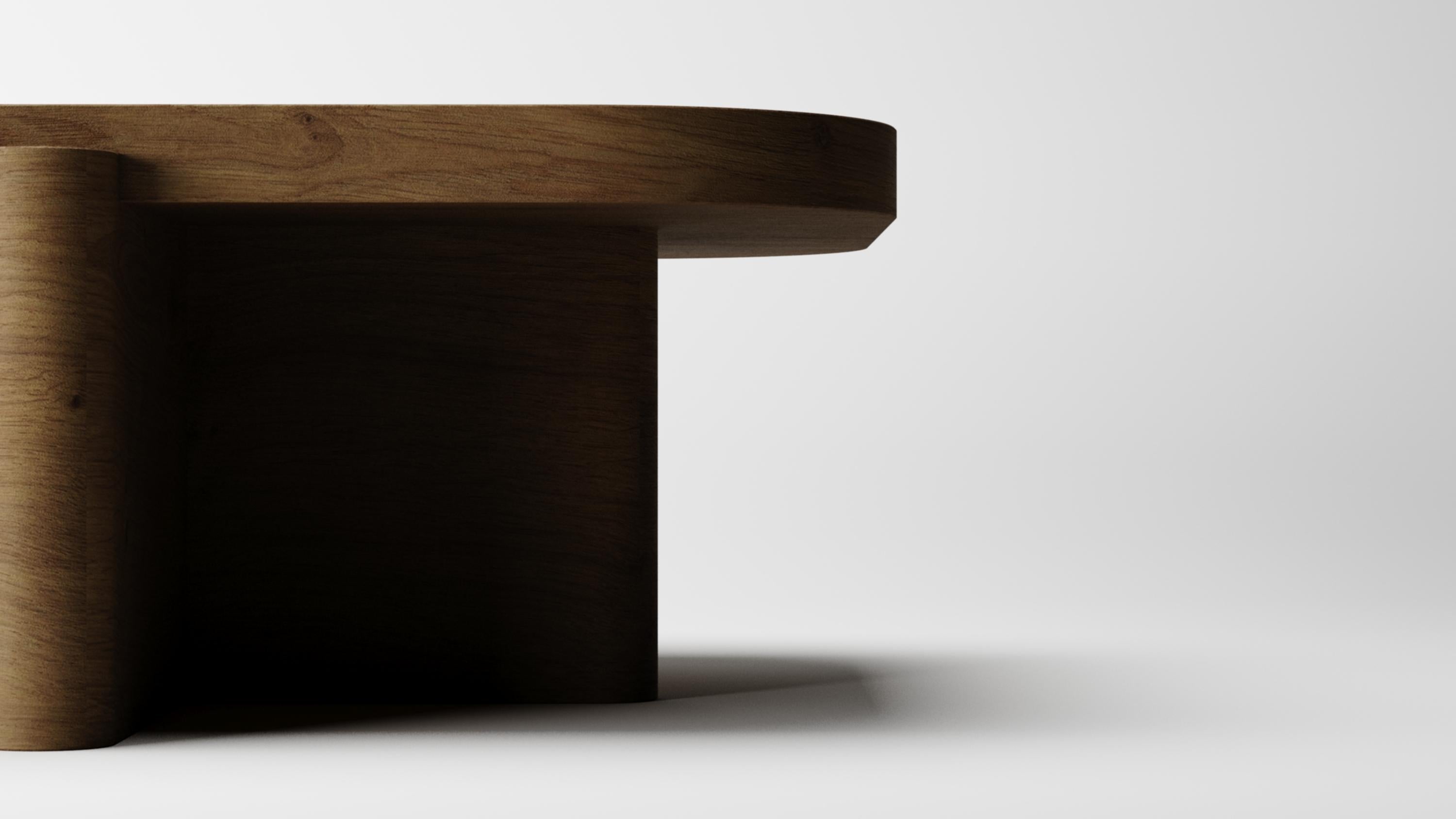 European Collector -Designed by Studio Rig Riviera Center Table Smoked Oak For Sale