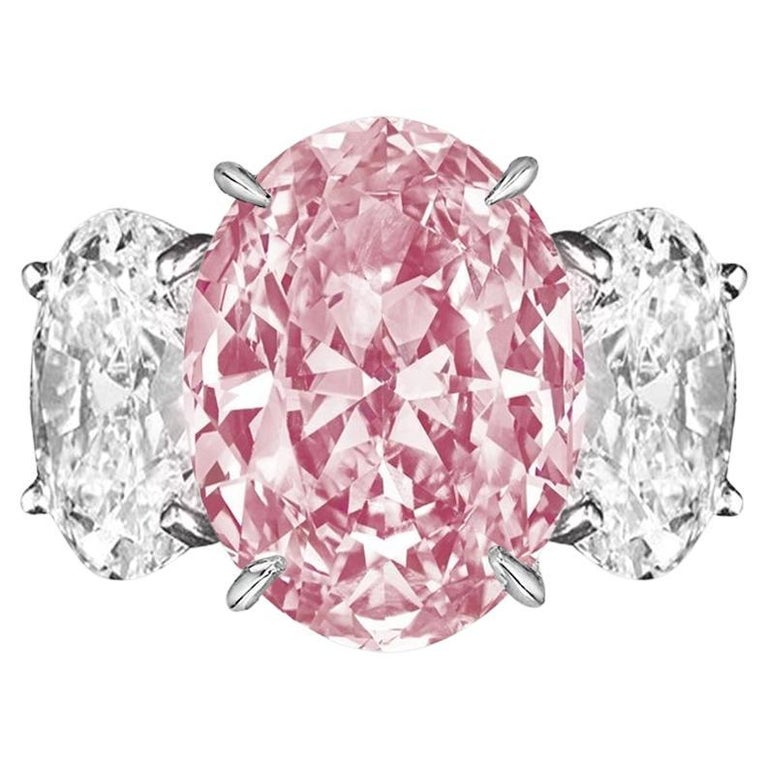 Collector GIA Certified Fancy Pink 6 Carat Diamond Solitaire Engagement  Ring For Sale at 1stDibs | 6 carat pink diamond ring price, 6 karat pink  diamond, 6k pink diamond
