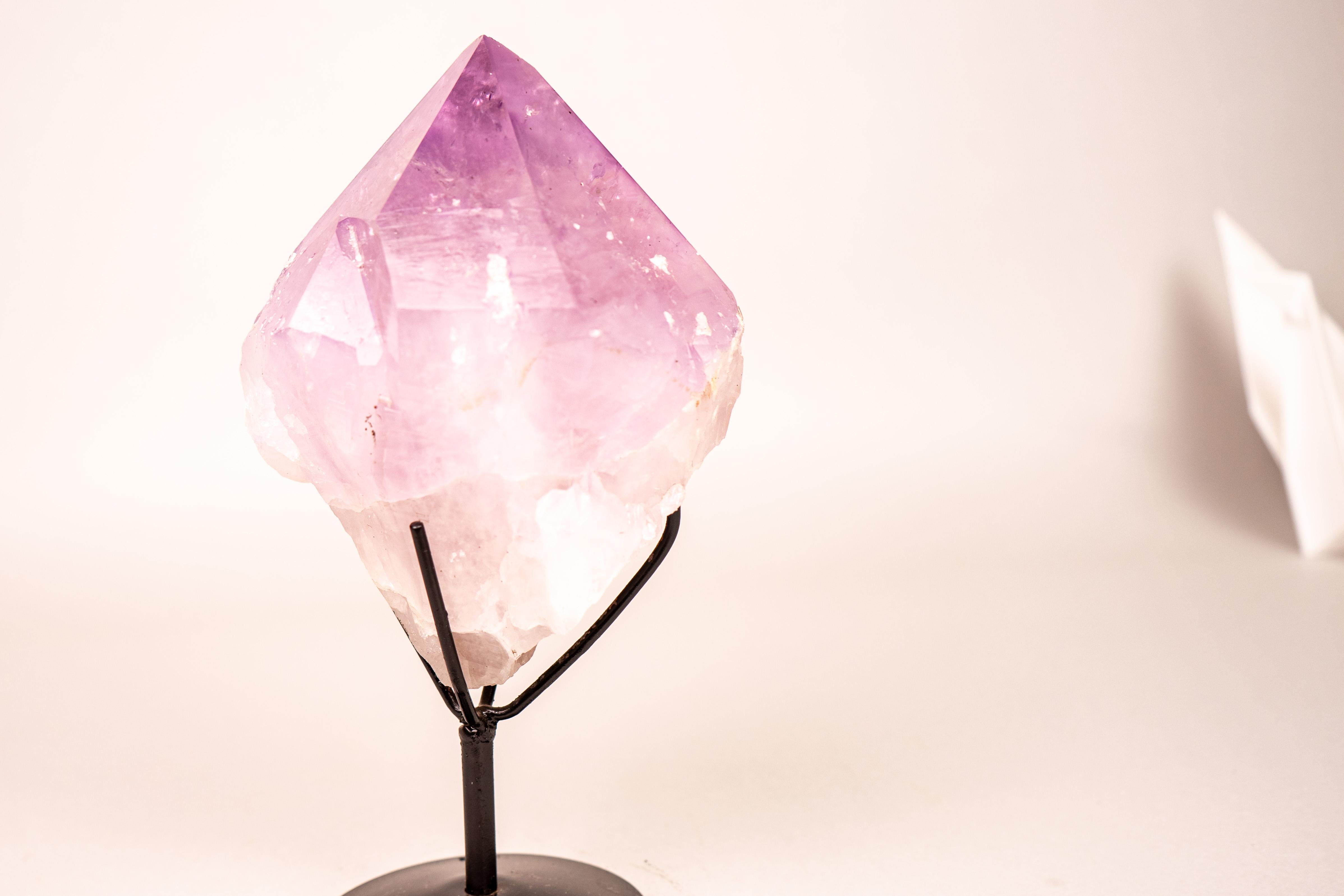 Collector-Grade Lavender Amethyst Point For Sale 4