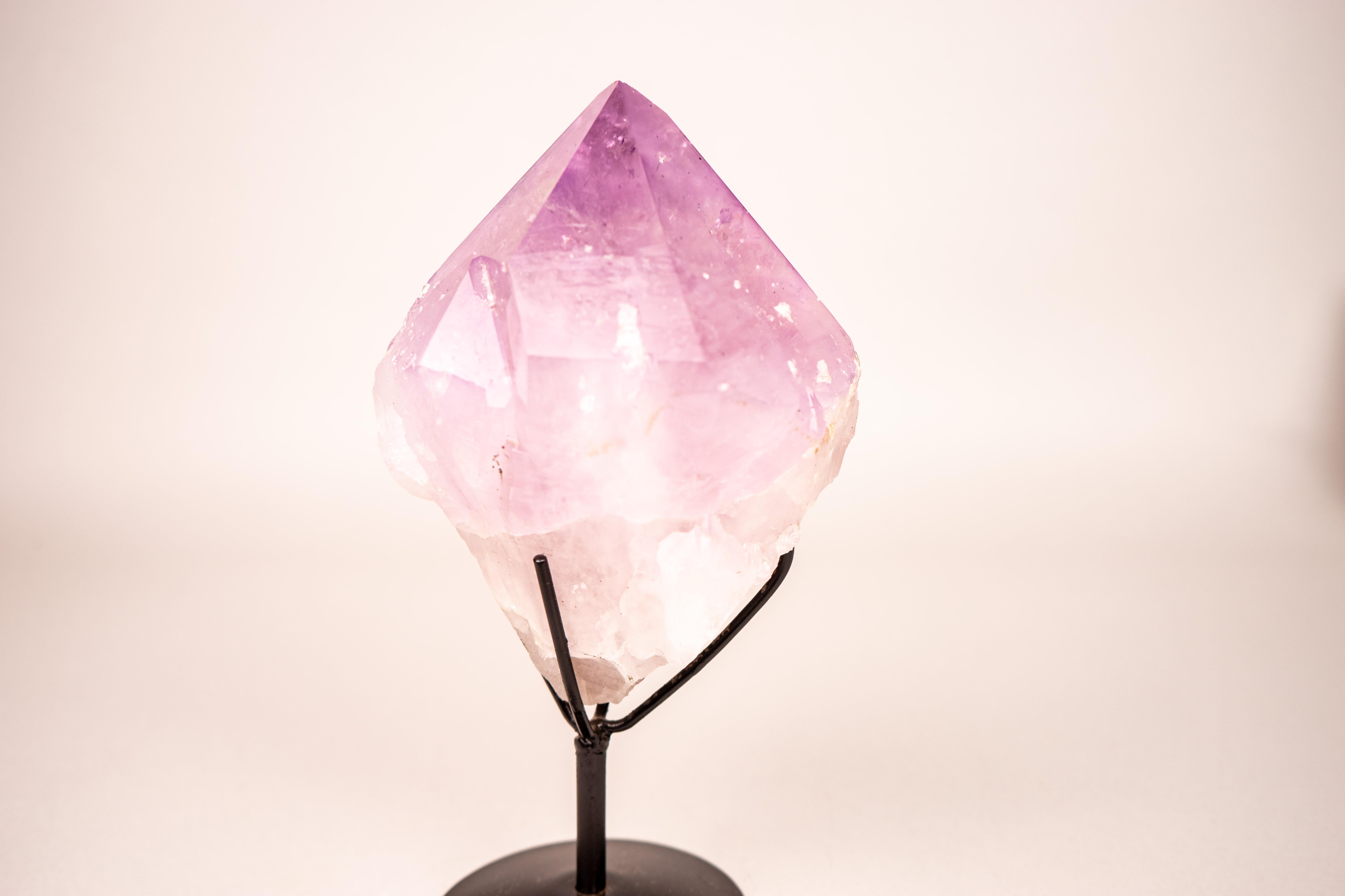 Crystal Collector-Grade Lavender Amethyst Point For Sale