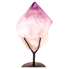 Punta di ametista lavanda di qualità da collezione