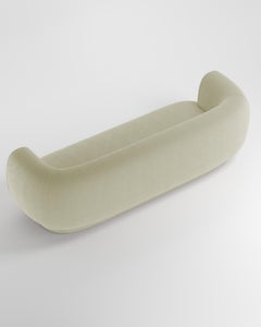 Collector Hug Sofa Designed by Ferrianisbolgi Fabric Bouclé Beige