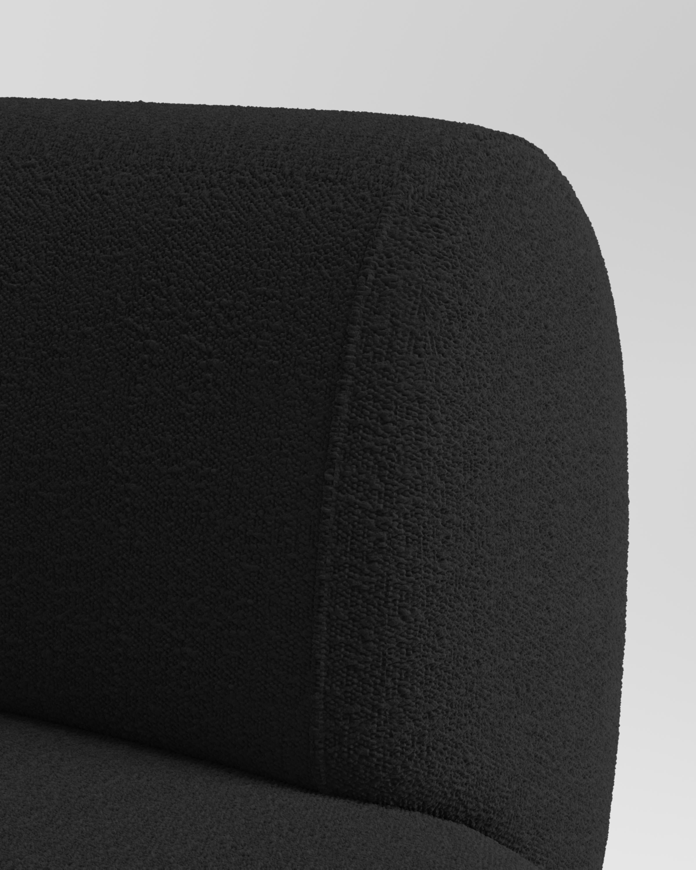 Collector Hug Sofa Designed by Ferrianisbolgi Fabric Bouclé Black In New Condition For Sale In Castelo da Maia, PT