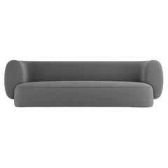 Collector Hug Sofa Designed by Ferrianisbolgi Fabric Bouclé Charcoal