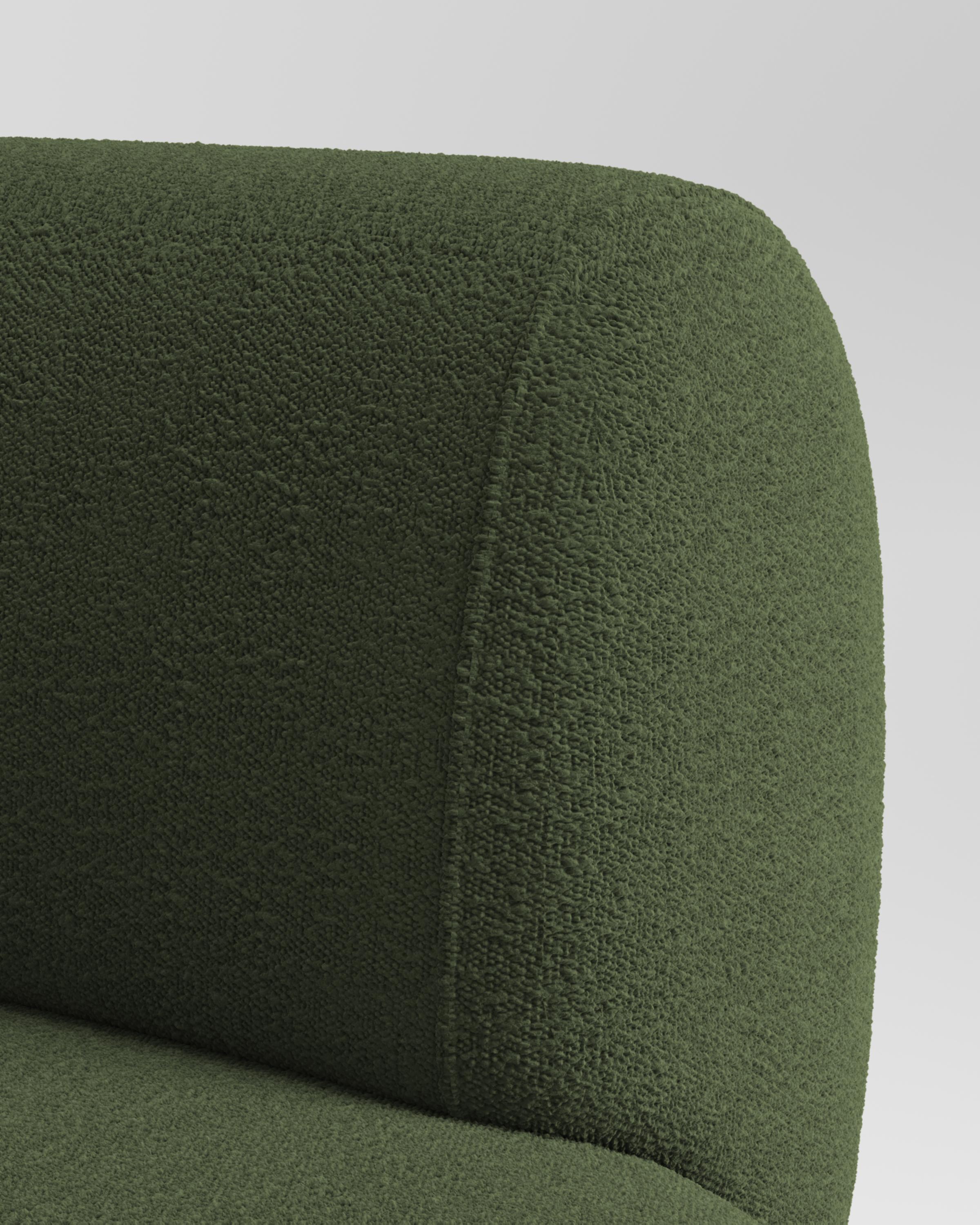 Collector Hug Sofa Designed by Ferrianisbolgi Fabric Boucle Green In New Condition For Sale In Castelo da Maia, PT