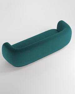 Sammler-Sofa, entworfen von Ferrianisbolgi, Boucle Ocean Blue