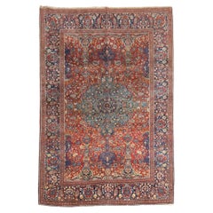 Collector Level Antique Persian Kashan Rug