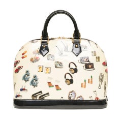 COLLECTOR Louis Vuitton Alma "Sticker Animation" Handtasche von Nicolas Ghesquière
