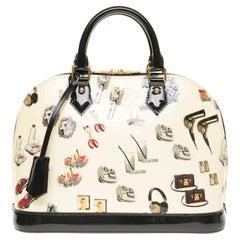 COLLECTOR Sac à main Louis Vuitton Alma "Sticker Animation" par Nicolas Ghesquière