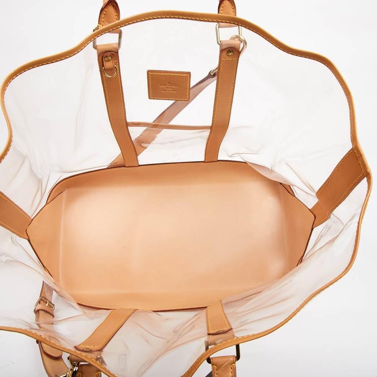 Collector LOUIS VUITTON Isaac Mizrahi Transparent Tote Bag at