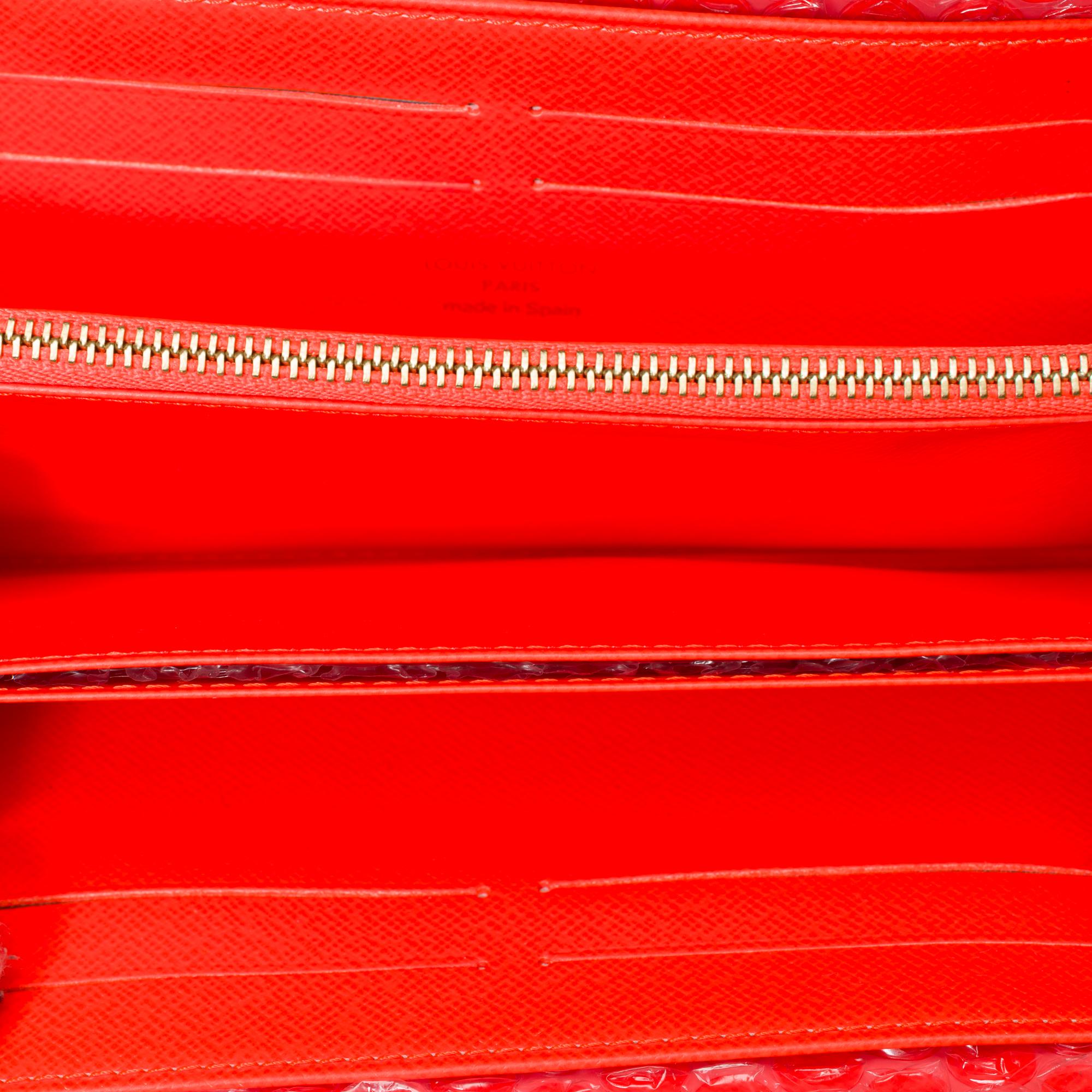 Collector Louis Vuitton Stephen Sprouse Graffiti Orange Zippy Wallet, GHW For Sale 5