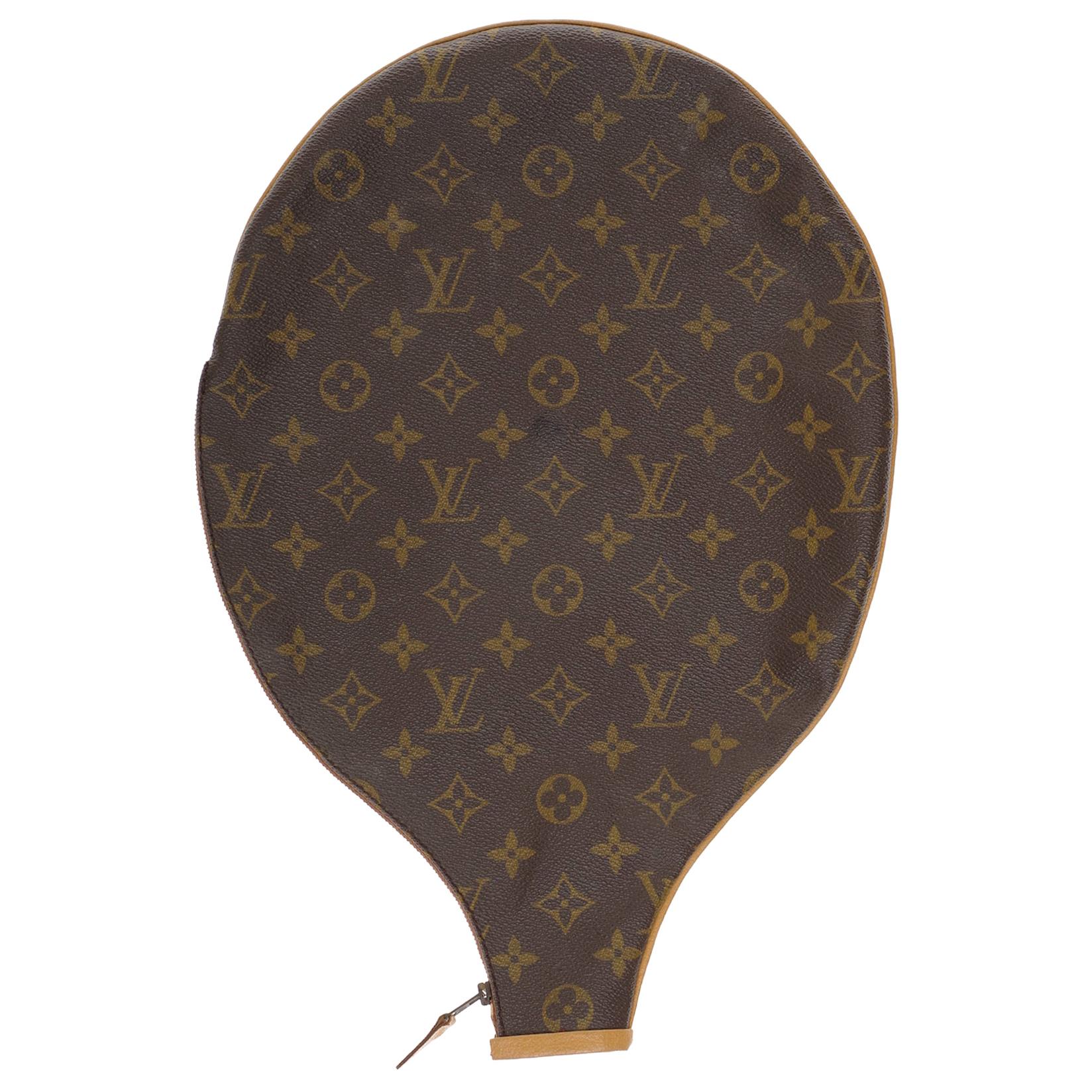 Collector Louis Vuitton Tennis Racket in monogram canvas