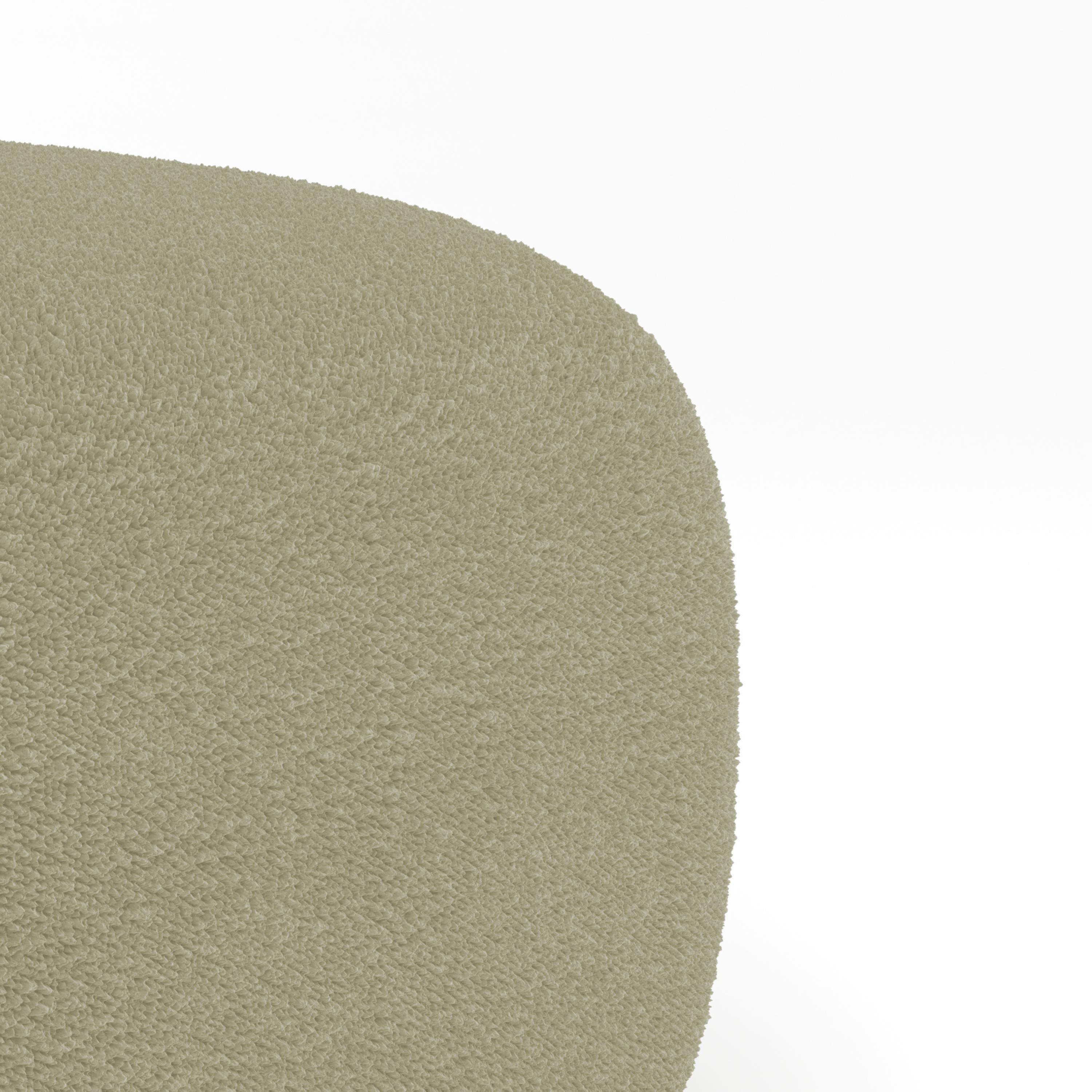 Portuguese Collector Minhoca Sofa Designed by Gonçalo Campos Fabric Boucle Beige For Sale