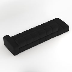 Collector Minhoca Sofa Designed by Gonçalo Campos Fabric Boucle Black