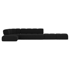 Collector Minhoca Sofa Designed by Gonçalo Campos Fabric Boucle Black