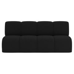 Collector Minhoca Sofa Designed by Gonçalo Campos Fabric Boucle Black