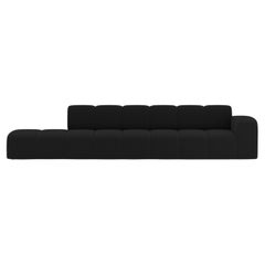 Collector Minhoca Sofa Designed by Gonçalo Campos Fabric Boucle Black