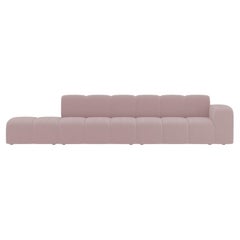 Collector Minhoca Sofa Designed by Gonçalo Campos Fabric Boucle Burnt Pink