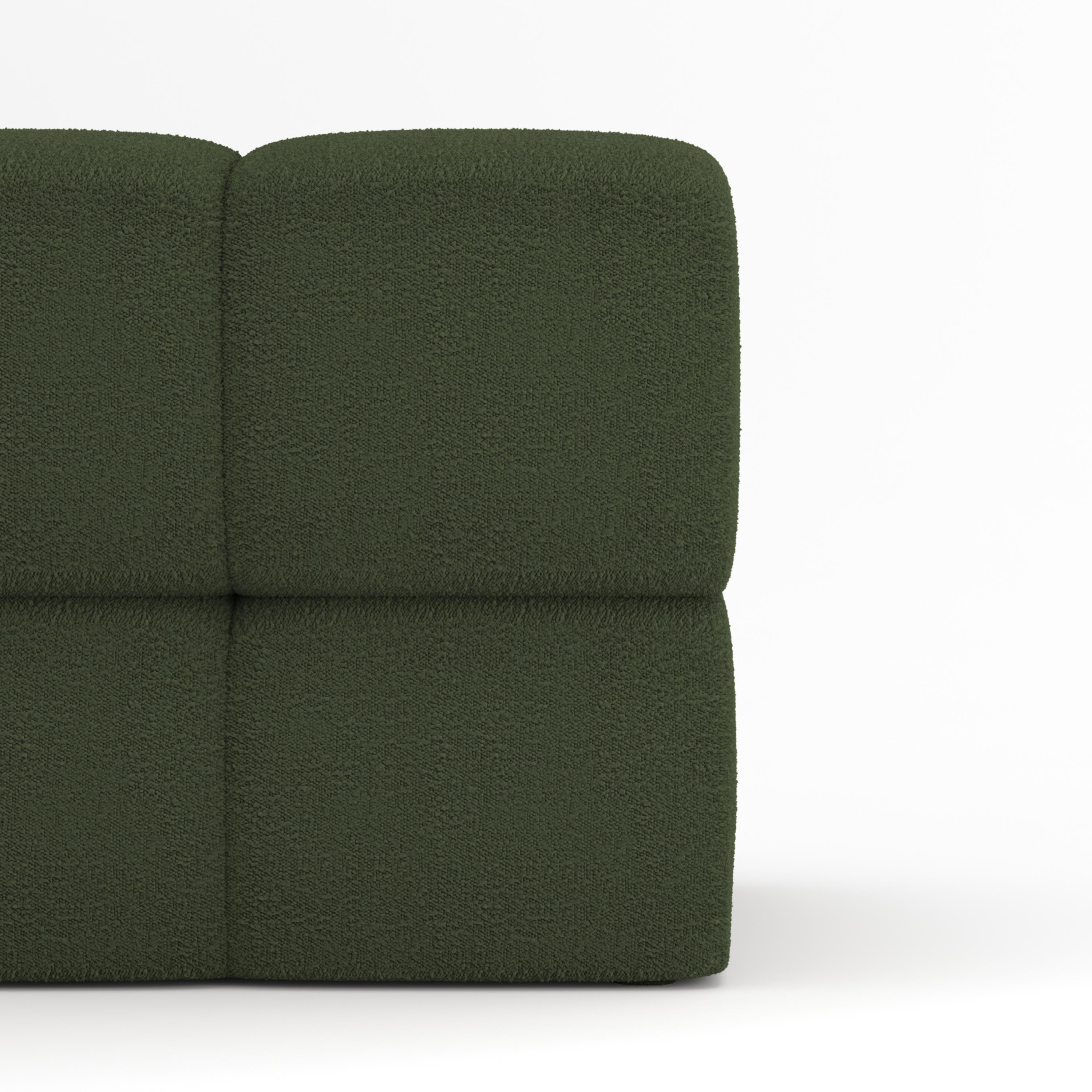 Collector Canapé Minhoca Design/One Tissu Boucle Vert foncé Neuf - En vente à Castelo da Maia, PT