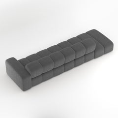 Collector Minhoca Sofa Designed by Gonçalo Campos Fabric Boucle Dark Grey