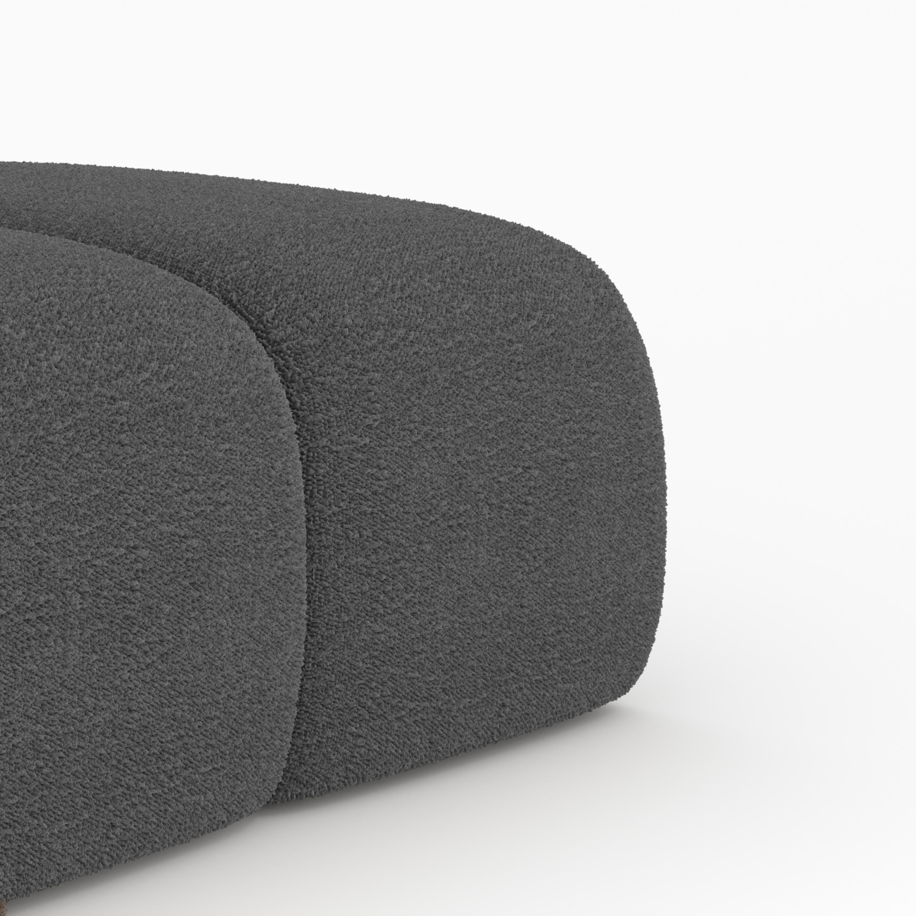 Collector Canapé Minhoca Design/One Tissu Boucle Gris foncé Neuf - En vente à Castelo da Maia, PT