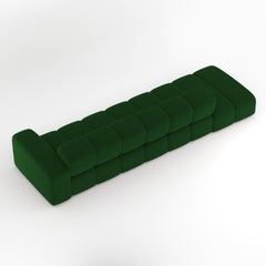 Collector Meander Sofa Designed by Gonçalo Campos Fabric Boucle Green